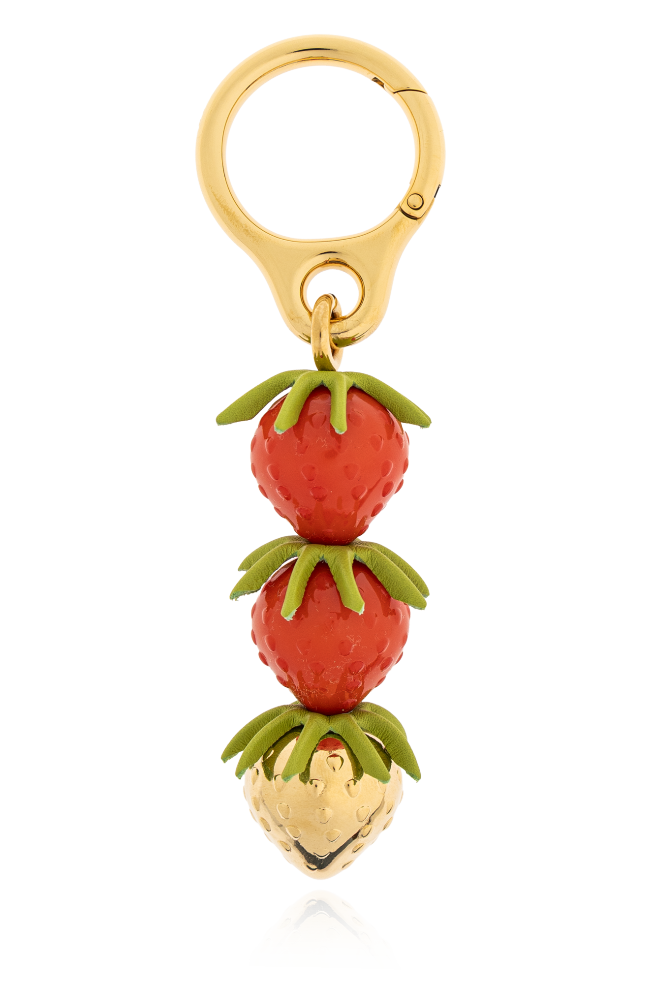 Multicolour Keyring with strawberry motif Loewe - Vitkac GB